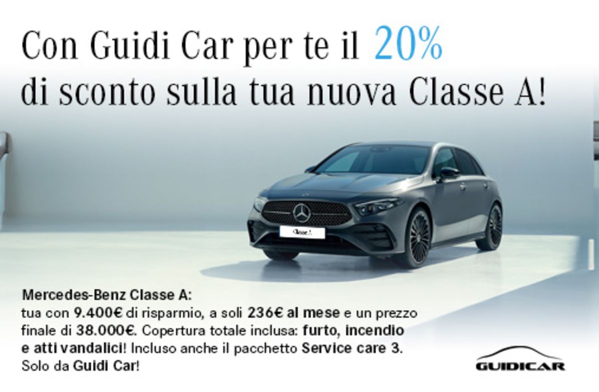 GuidiCar Srl - Promozione Classe A 180d AMG sconto Guidi Car