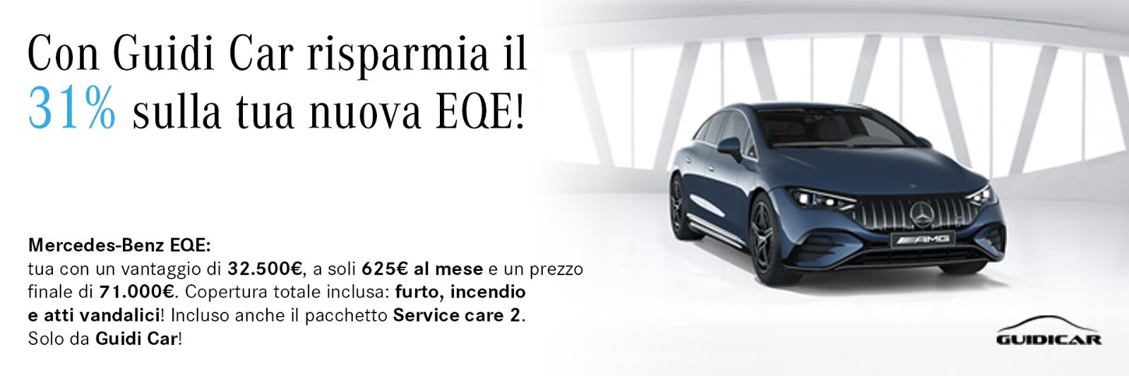 Guidicar - Promozione EQE Berlina Sconto Guidi Car