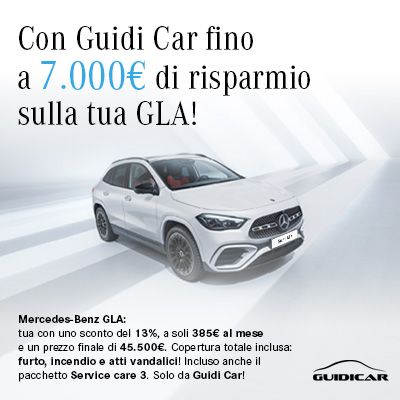 Guidicar - Promozione GLA 180d AMG