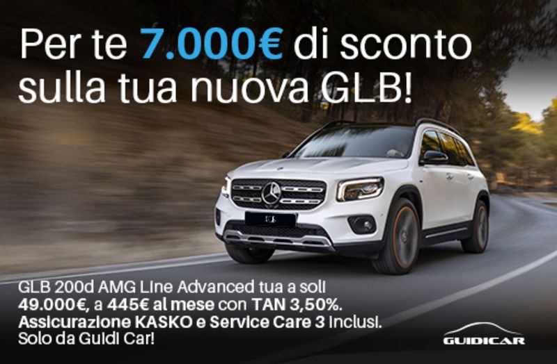 GuidiCar - Promozione GLB 200d AMG sconto Guidi Car