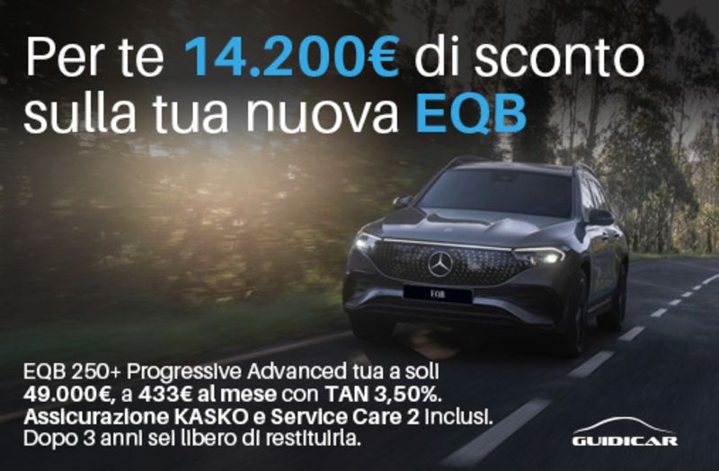 GuidiCar - Promozione EQB 250+ Sconto Guidi Car