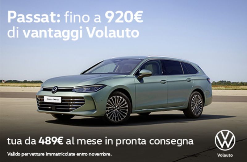 GuidiCar - Volkswagen Passat con Vantaggi Esclusivi