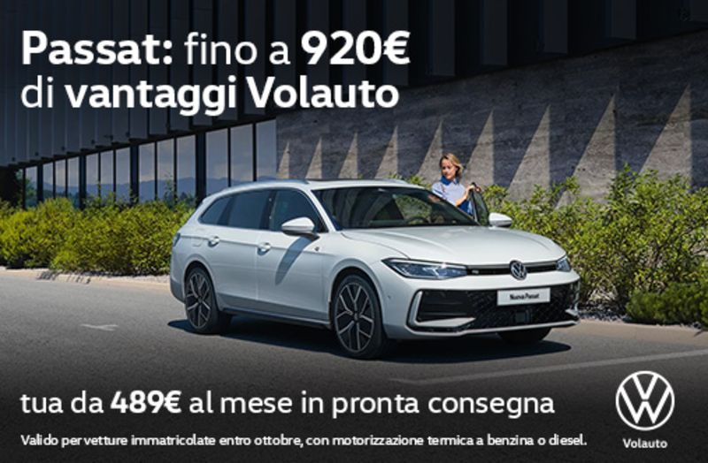 GuidiCar - Volkswagen Passat con Vantaggi Esclusivi