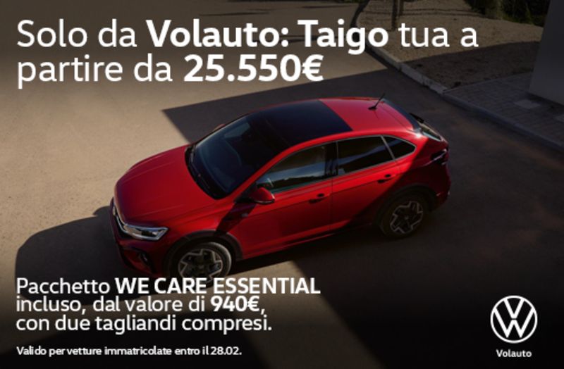 GuidiCar - Volkswagen Taigo con Pacchetto WeCare